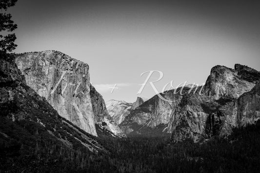 Yosemite Framed: Giants in Shadow